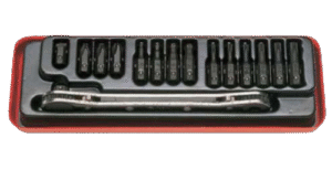 15 Pieces Bit Set Ratcheting Ring Wrench 1202