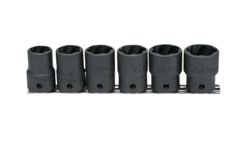 Socket Set on Rail RS4127/6