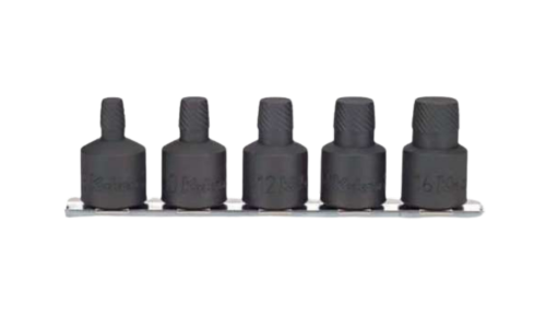5 Pieces Socket Set on Rail RS4129/5-37
